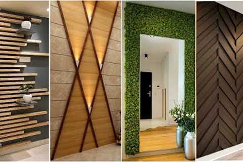 100 Modern Living Room Wall Decorating Ideas 2023 Home Interior Wall Design| Wooden Wall Cladding P6