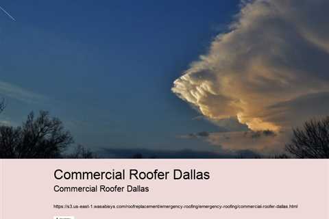 Commercial Roofer Dallas