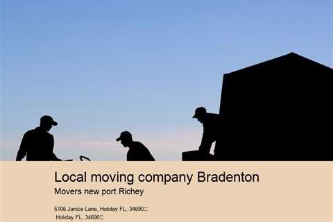 Local moving company Bradenton