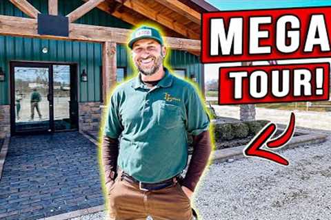 Touring A Multi-Million Dollar LANDSCAPE Company! [MEGA COMPOST YARD!]