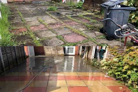 Pressure Washer Driveway Cleaning