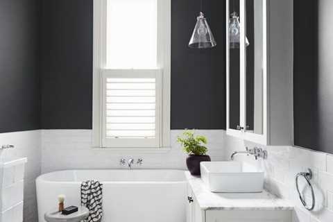 Tile Patterns for Decorating a Black and White Bathroom