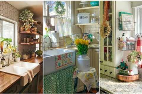 Farmhouse kitchen decoration ideas .