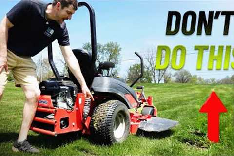 How to Operate a Zero Turn Mower (For Beginners)