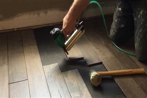 Can hardwood flooring be installed over osb?
