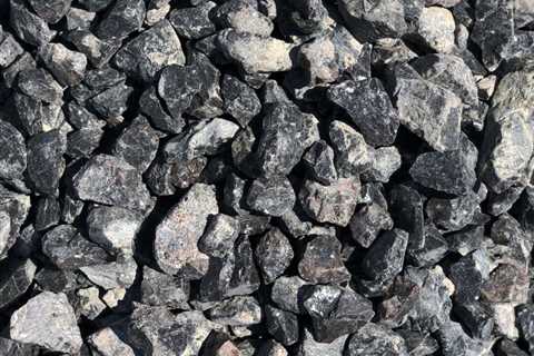 Black Obsidian Rock Landscaping