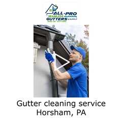 Gutter cleaning service Horsham, PA - AP Gutter Guards