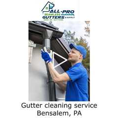 Gutter cleaning service Bensalem, PA - AP Gutter Guards