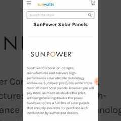 Sunpower solar panels 2023 | olar panel | solar panels for home | solar power