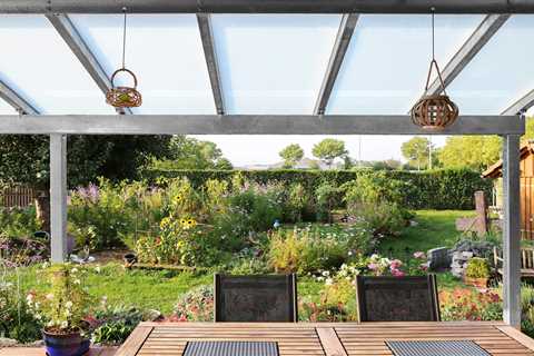 A Pergola With a Glass Roof Enhances the Beauty of Your Home