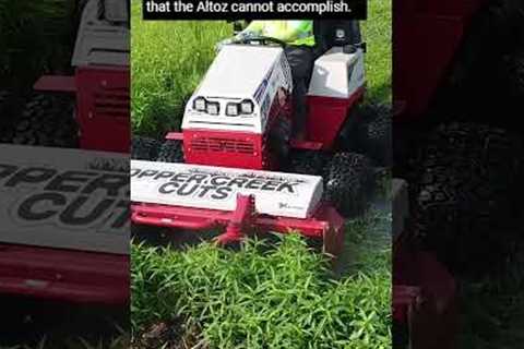 This lawn mower''s a TANK (literally)