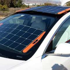 Charge a Tesla With Portable Solar Anywhere