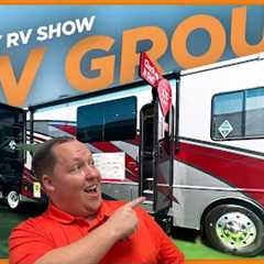 The BEST Class A Display at Hershey RV Show REV GROUP!