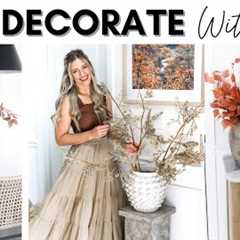 FALL DECORATING IDEAS || AUTUMN STYLING TIPS || 2023 FALL DECORATE WITH ME || AUTUMN DECOR