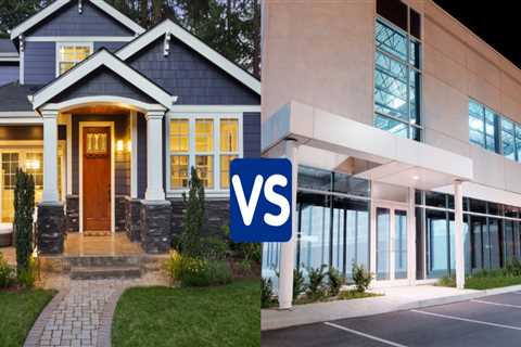 What is the difference between commercial and residential architecture?