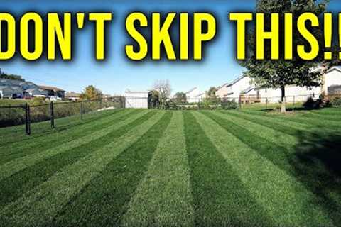 The MOST IMPORTANT Time For Your LAWN IS NOW // Cool Season Fall Lawn Care Tips