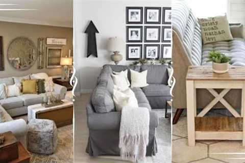 Unleash Your Inner Designer with These Top Farmhouse Couch Decor Ideas Compilation!