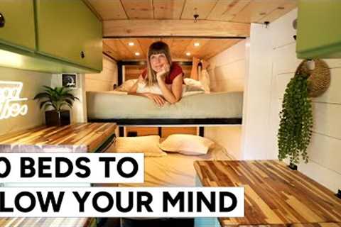 ⭐️ TOP CAMPER VAN BED DESIGNS OF 2023 ⭐️ 10 Brilliant Beds for Your Van Conversion 🚐