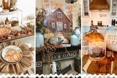 Kitchen Cabinets Transformed: Compilation of Farmhouse Fall Decor Ideas