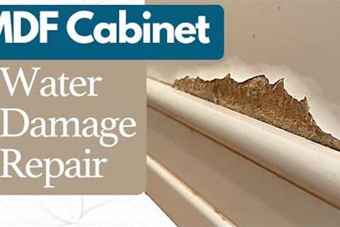 How to Repair Kitchen Cabinets - MDF Water Damage