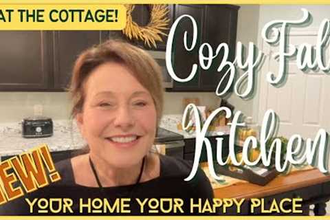 Fall Kitchen Decorate With Me 2023 // Autumn Cottage Kitchen Decor // Fall Vignettes 2023
