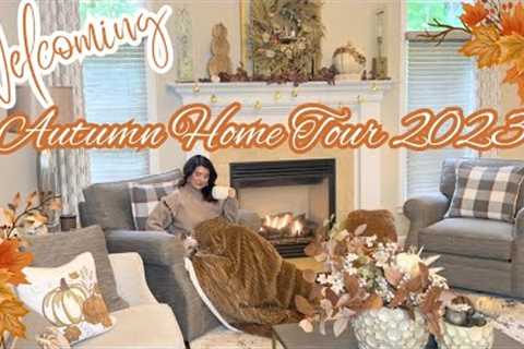 NEW 🍁 Welcoming Autumn Home Tour 2023 | Fall Decorating Ideas | Embrace The Spirit of The Season