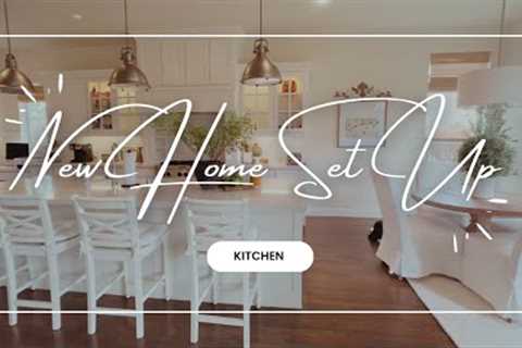 *BRAND NEW HOUSE* KITCHEN SET UP | Organic Modern Farmhouse Style w FALL MUGS DISPLAYED