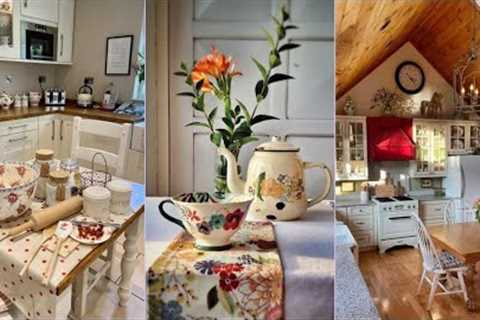 100 Elegante Cottage small kitchen| Shabby Chic decorating ideas |Farmhouse ideas Vintage Rustic