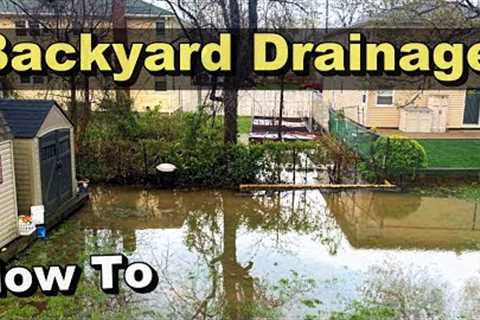 Its On  - How to Fix a Backyard Flood