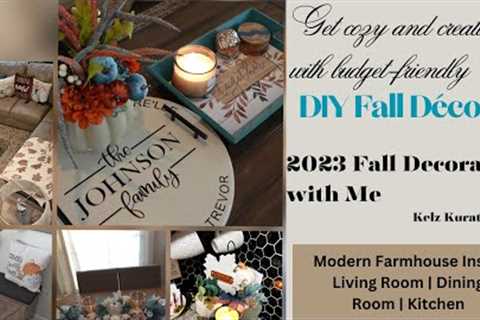 2023 Fall Decorate with Me on a Budget  Farmhouse Inspiration | Living Room | Dining Room | Kitchen