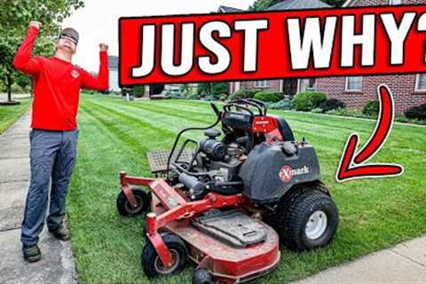BIGGEST NOOB MISTAKE With A Zero Turn Mower (Clippings!!)