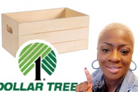 Grab these Dollar Tree crates/ Rustic Decor 2023