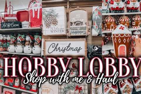 HOBBY LOBBY CHRISTMAS 2023 SHOP WITH ME AND HAUL| CHRISTMAS DECORATING IDEAS