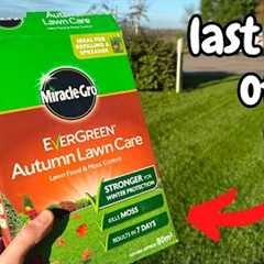 Why You Should Still Fertilise Your Lawn - Last Feed of the Year!