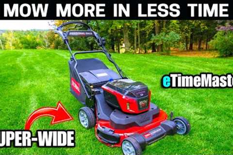 Toro Superwide Lawn Mower just went all Electric - eTimemaster 60V Review