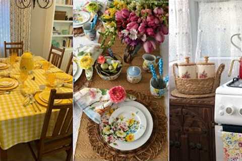 Elegante cottage small kitchen ideas|Farmhouse ideasVintage Rustic |shabby chic decorating ideas