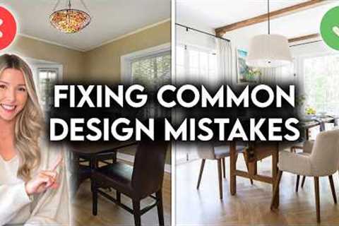 10 COMMON INTERIOR DESIGN MISTAKES + HOW TO FIX THEM