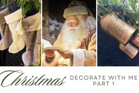 DECORATE WITH ME PART ONE / CHRISTMAS DECOR 2023 / NEUTRAL CHRISTMAS DECOR