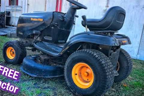 FREE RIDING MOWER SAVED FROM THE SCRAPYARD