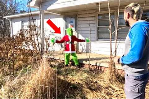 Did NOT expect THIS! Free Christmas Yard MAKEOVER!
