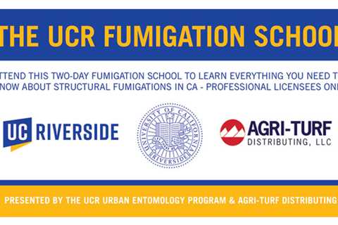 UCR Fumigation School to be held in October