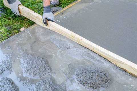 How Wet Should Concrete Be When Pouring?