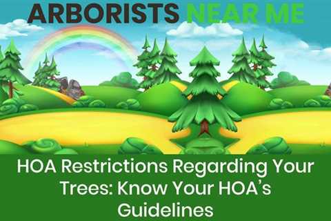 HOA Restrictions Regarding Your Trees: Know Your HOA?s Guidelines