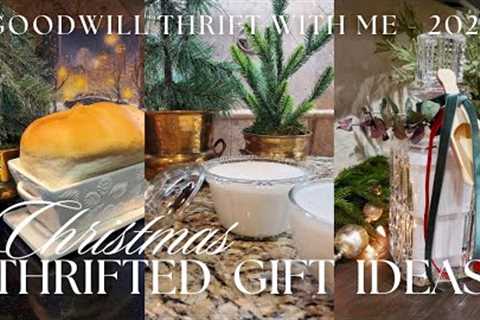 GOODWILL THRIFTING FOR CHRISTMAS GIFTS 2023 | EASY AFFORDABLE HOMEMADE THRIFTED GIFTS
