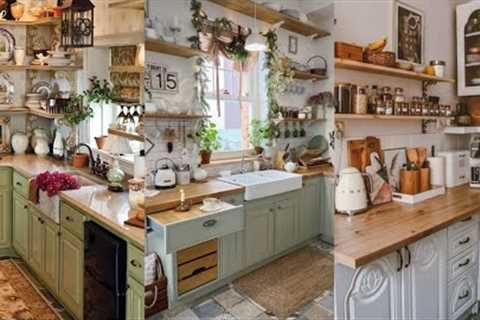 Elegant Cottage kitchen decoration Vintage Rustic| Cottage kitchen decoration| Shabby Chic Farmhouse