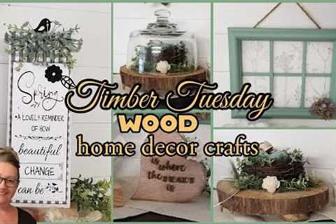 DIY RUSTIC HOME DECOR CRAFTS WITH WOOD~Farmhouse Home Decor on a Budget~Scrap Wood Decor Ideas