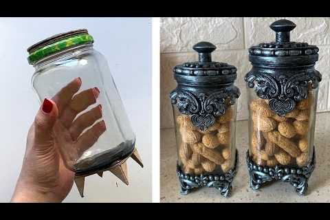 DIY 😻 Wonderful idea for recycling a glass jar | Kitchen decor | Dream_Fairy_DIY