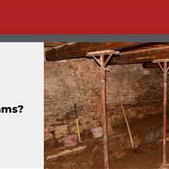 What Are Basement Support Beams?