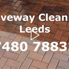 Driveway Cleaning Leeds Concrete Tarmac or Block Paving Expert Local Driveway Cleaners