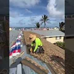Nailing it at the Top! Residential roofing in Oahu. #asmr #roofing #oahu FBC roofing Hawaii